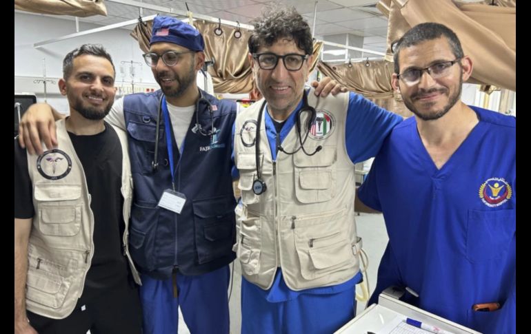 Varios médicos dijeron que no se marcharían hasta que se permitiera la entrada a Gaza de nuevos equipos de voluntarios para sustituirlos. CORTESÍA