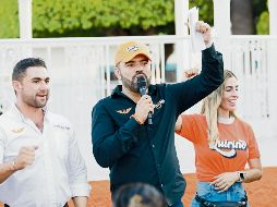 Quirino habló de crear espacios deportivos para los jóvenes e implementar una Policía montada. ESPECIAL