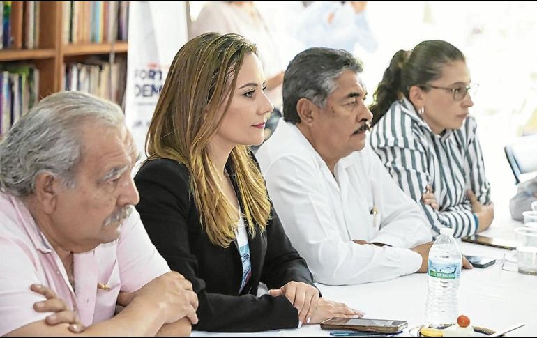 La panista solicitó difundir la importancia de votar por los candidatos de los partidos que conforman la alianza que la postuló. ESPECIAL