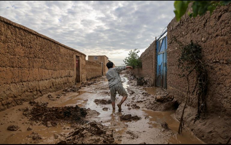Afganistán es uno de los 10 países más vulnerables al cambio climático con condiciones climáticas extremas. EFE/EPA/S. POPAL