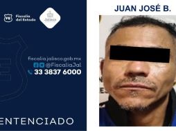 Una vez desahogada su sentencia, el juez le dictó seis años de prisión y el pago reparativo.ESPECIAL/ Fiscalía de Jalisco
