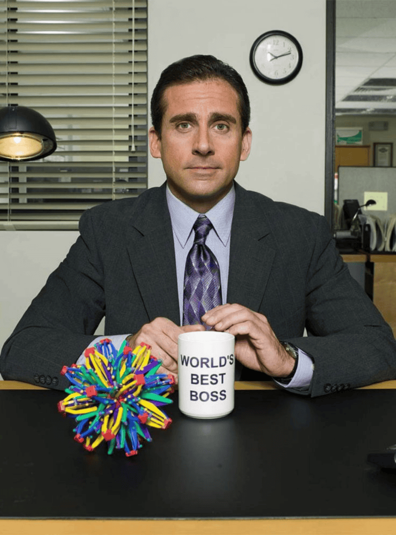 Steve Carell como Michael Scott. THE OFFICE 