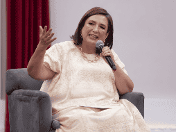 Xochitl ha mencionado publicamente ser una gran aficionada del Cruz Azul. EFE/Archivo