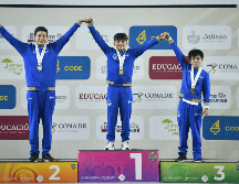 Ian Caleb Nava Gutiérrez fue uno de los protagonistas al ganar dos medallas de oro en el Grupo C varonil. CORTESÍA
