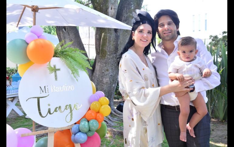 Ana Cecilia Rueda, Diego Farías y Tiago Farías. GENTE BIEN JALISCO/ Marifer Rached