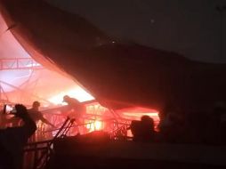 Varios de los heridos fueron trasladados a centros médicos, y a pesar de que el evento estaba planeado para las 18:00 horas, se retrasó casi dos horas debido a la agenda del candidato. SUN / ESPECIAL