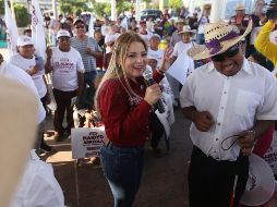 La candidata admitió que su tarea como gobernadora será apoyar a los municipios, con compromisos reales. ESPECIAL