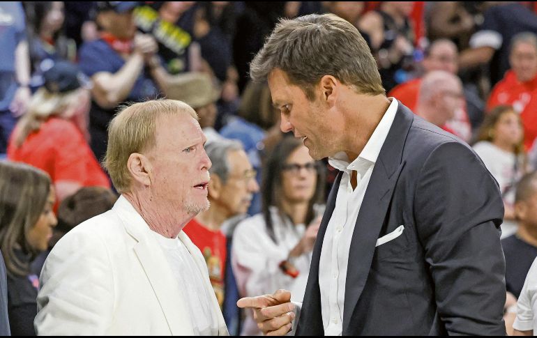 Tom Brady desea desde hace tiempo ser dueño minoritario de los Raiders. AFP/E. Miller