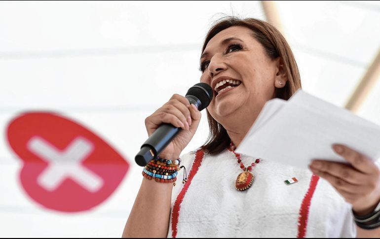 La candidata por la coalición “Fuerza y Corazón por México” estuvo en Durango donde habló de temas eje como el vital líquido. EL UNIVERSAL