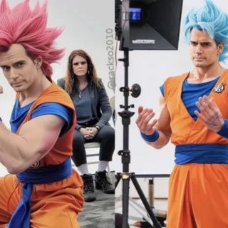 Deléitate con Henry Cavill como Goku en su forma de Super Saiyajin fase Dios blue