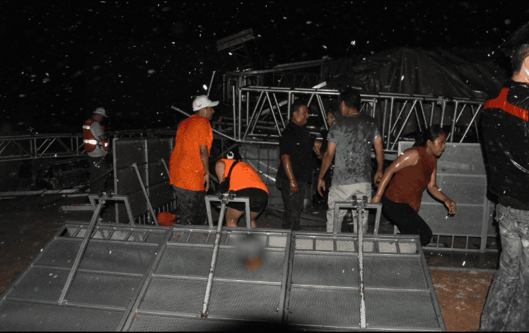 A pesar de las advertencias, el acto de campaña se llevó a cabo. SUN/E. Vázquez