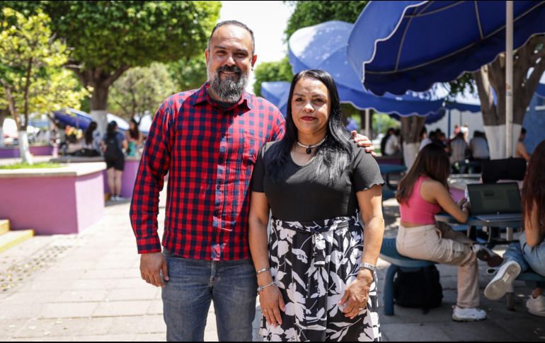 Rodolfo Carlos Torres Gutiérrez y Olga Alonso Hurtado, de la Universidad del Valle de Atemajac campus Guadalajara. EL INFORMADOR/H. Figueroa