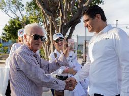 En el tema de seguridad, Santos Rizo llamó a recuperar casetas de policía. X/OscarSantosR