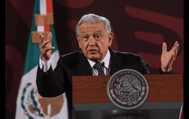 En Palacio Nacional, el jefe del Ejecutivo federal indicó que el último día de campañas son el próximo miércoles. SUN /G. Pano