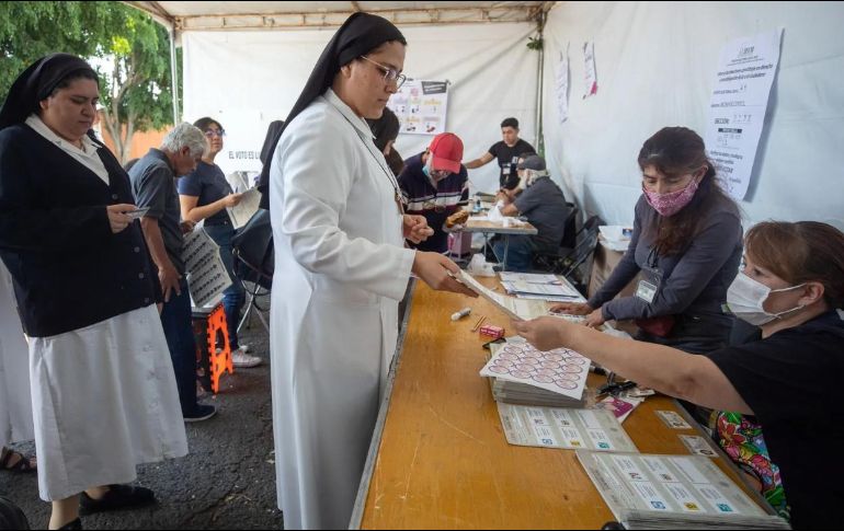 El colectivo realizó un llamado a la ciudadanía con el propósito de alcanzar el 70% de participación ciudadana en la próxima jornada electoral. EFE