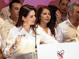 La aspirante a gobernadora habló del crecimiento sustentable de la ciudad. ESPECIAL