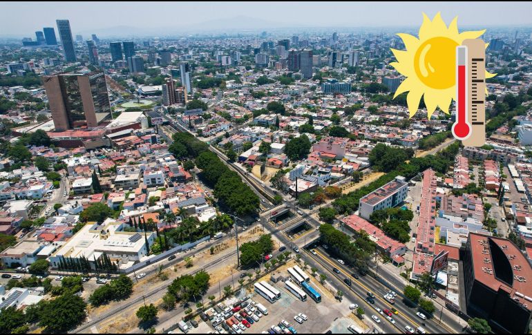 Se mantendrá una circulación anticiclónica en niveles medios de la atmósfera, persistiendo la tercera onda de calor de la temporada sobre México. EL INFORMADOR / A. Navarro