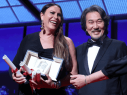 El reconocimiento para el trabajo de las actrices llegó por sus papel en el musical “Emilia Pérez”, de Jacques Audiard. EFE/ Andre Pain