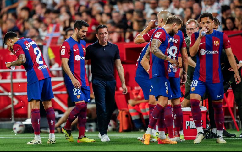 Xavi asumió el timón azulgrana el 5 de noviembre de 2021 en relevo del neerlandés Ronald Koeman. AP/ F. Rodriguez.