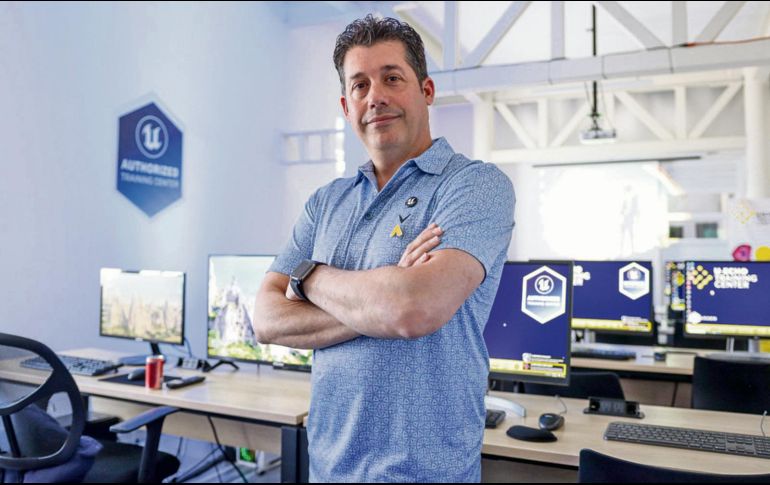 Michael Sehgal, estratega global de Educación, Aprendizaje y Capacitación de Epic Games. EL INFORMADOR/ H. Figueroa