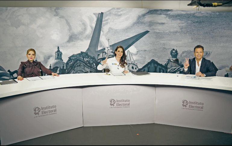 Ayer se llevó a cabo el cuarto debate entre candidatos a la gubernatura de Jalisco, organizado por el Instituto Electoral y de Participación Ciudadana. ESPECIAL