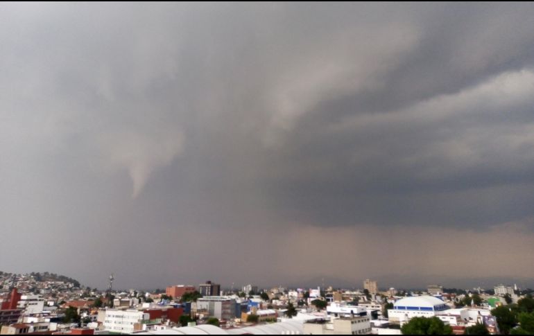 Este es el pronóstico de vientos para hoy 27 de mayo de 2024. ESPECIAL / X / Observatorio UAEMÉX