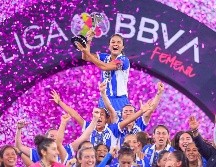 Las Rayadas se proclamaron campeonas del Clausura 2024 para sumar su tercer título de la categoría. IMAGO7.