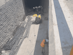 El objetivo de hacer el corte de vialidad por la noche es reducir la afectación al tránsito vehicular. ESPECIAL/X/ @jalisco_sct