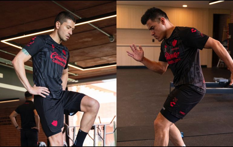 Los referentes de Atlas, Martín Nervo y el capitán Aldo Rocha reportaron y realizaron el trabajo con normalidad. X/ @AtlasFC