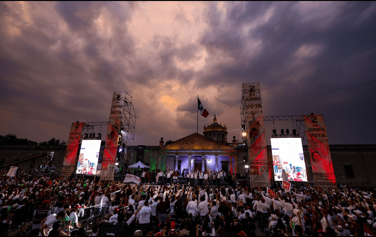 El Instituto Nacional Electoral estableció que las campañas electorales concluirán hoy miércoles 29 de mayo. EL INFORMADOR / A. Navarro