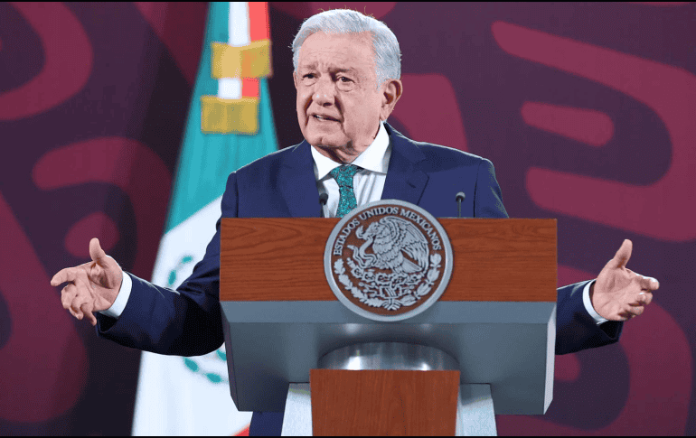 Este miércoles 29 de mayo de 2024, en conferencia matutina desde Palacio Nacional, Andrés Manuel López Obrador, Presidente de Mexico. SUN/Fernanda Rojas/RDB.