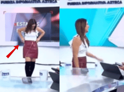 Los hechos fueron captados en cámara y se puede apreciar el contable desconcierto de la conductora. TIKTOK/HECHOSAM