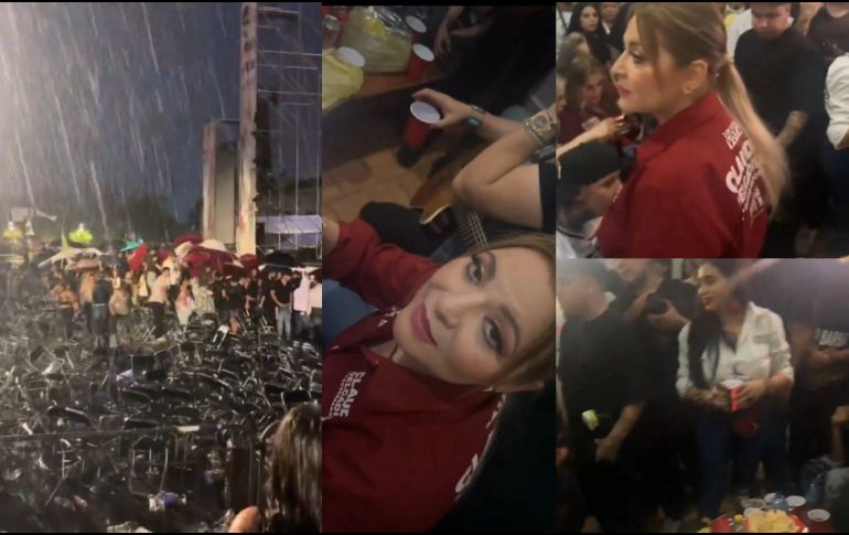 La fiesta privada causó indignación entre los simpatizantes de la candidata. ESPECIAL