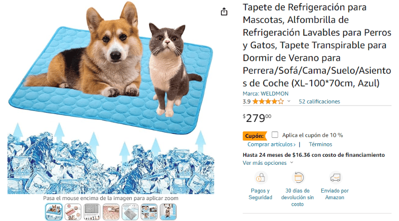 Este tapete es una opción práctica para llevar a cualquier lugar con diferentes presentaciones de tamaños. &nbsp;AMAZON.COM.MX