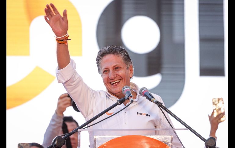 Frangie agradeció también a los integrantes de su campaña por no caer en provocaciones de los partidos rivales y que deben seguir trabajando en equipo para ganar la elección del domingo. EL INFORMADOR / H. Figueroa