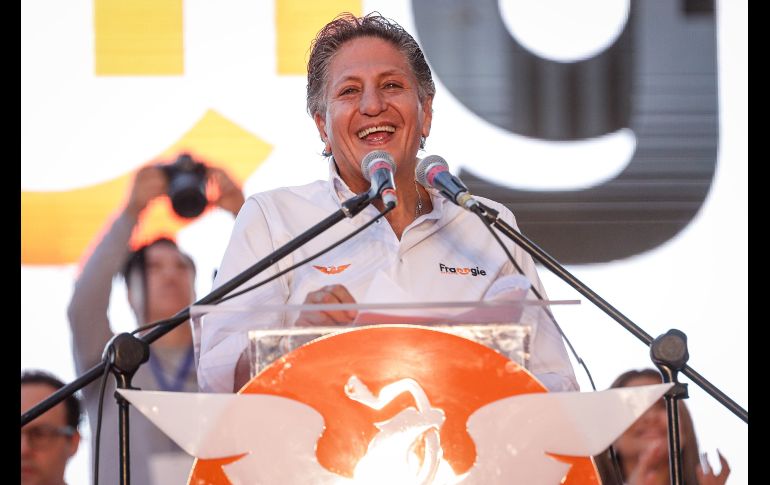 Frangie agradeció también a los integrantes de su campaña por no caer en provocaciones de los partidos rivales y que deben seguir trabajando en equipo para ganar la elección del domingo. EL INFORMADOR / H. Figueroa