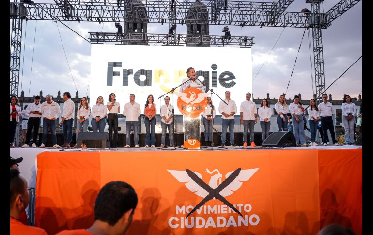 Frangie agradeció también a los integrantes de su campaña por no caer en provocaciones de los partidos rivales y que deben seguir trabajando en equipo para ganar la elección del domingo. EL INFORMADOR / H. Figueroa