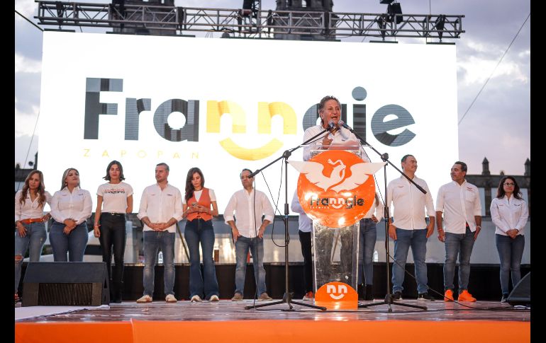 Frangie agradeció también a los integrantes de su campaña por no caer en provocaciones de los partidos rivales y que deben seguir trabajando en equipo para ganar la elección del domingo. EL INFORMADOR / H. Figueroa