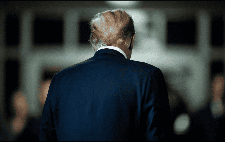 La noche en la que Trump invitó a Daniels a su suite en el Lago Tahoe envuelto en un pijama de seda ha sido, contra todo pronóstico, histórica. EFE / J. Botsford