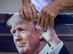 Los abogados de Trump podrían alegar que los presidentes en ejercicio no pueden ser encarcelados. EFE / C. Herrera-Ulashkevich