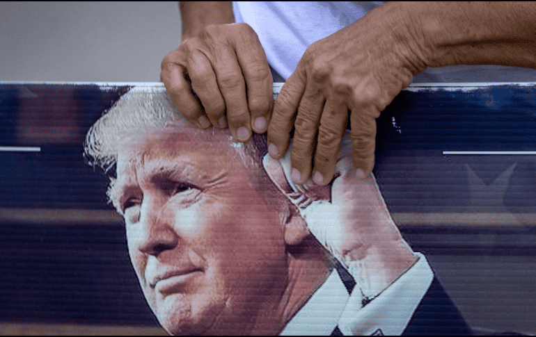 Los abogados de Trump podrían alegar que los presidentes en ejercicio no pueden ser encarcelados. EFE / C. Herrera-Ulashkevich