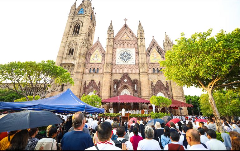 La festividad comenzó con una misa en el templo del Expiatorio este primero de junio a las 18:00 horas. EL INFORMADOR/A.NAVARRO