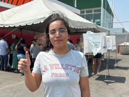 En la elección de 2021 no pudo hacerlo puesto que estaba a un par de meses de cumplir la mayoría de edad. Ahora que tiene la oportunidad no la desperdició. EL INFORMADOR