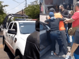 Las placas de la unidad de los policías que evitaron detener a los civiles fue la ZSP27. ESPECIAL