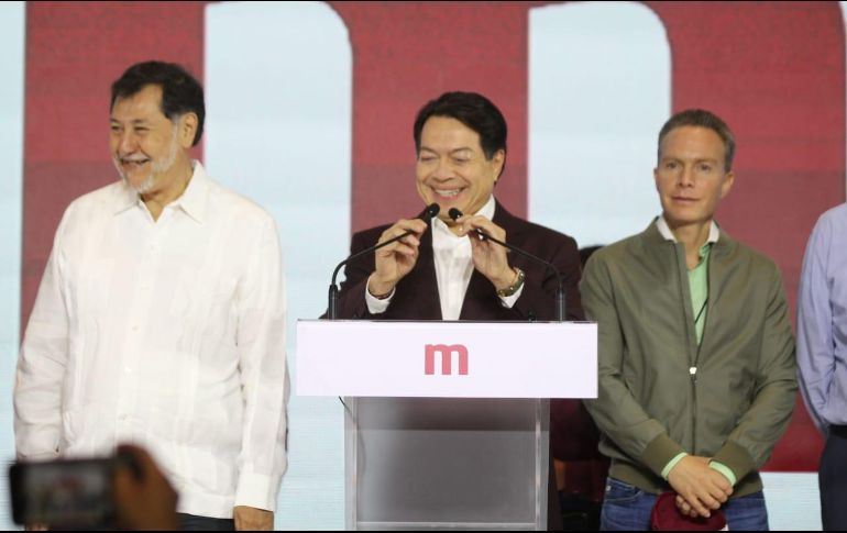 Mario Delgado, en conferencia de prensa. SUN / F. Rodríguez