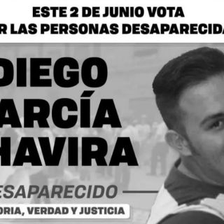 Protestan por desaparecidos mediante el voto