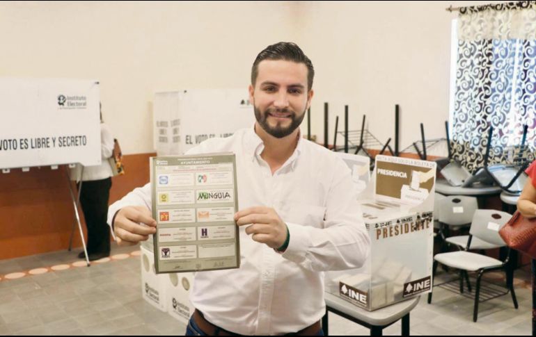 Luis Ernesto Munguía González, candidato por el Partido Verde. ESPECIAL