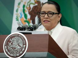 Rosa Icela Rodríguez, secretaria de la SSPC, asegura que durante comicios hubo bajos incidentes de violencia. SUN/ARCHIVO