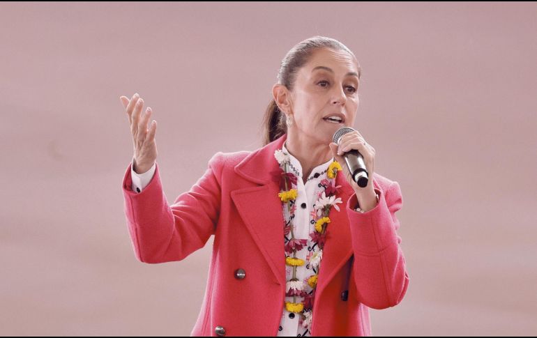 Claudia Sheinbaum pasará a la historia como la primera presidenta de México. EFE/Felipe Gutierrez