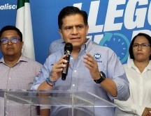 Colín Aguilar agradeció a los votantes jaliscienses su preferencia por el PAN en la jornada electoral del día de ayer. EL INFORMADOR / J. Padilla
